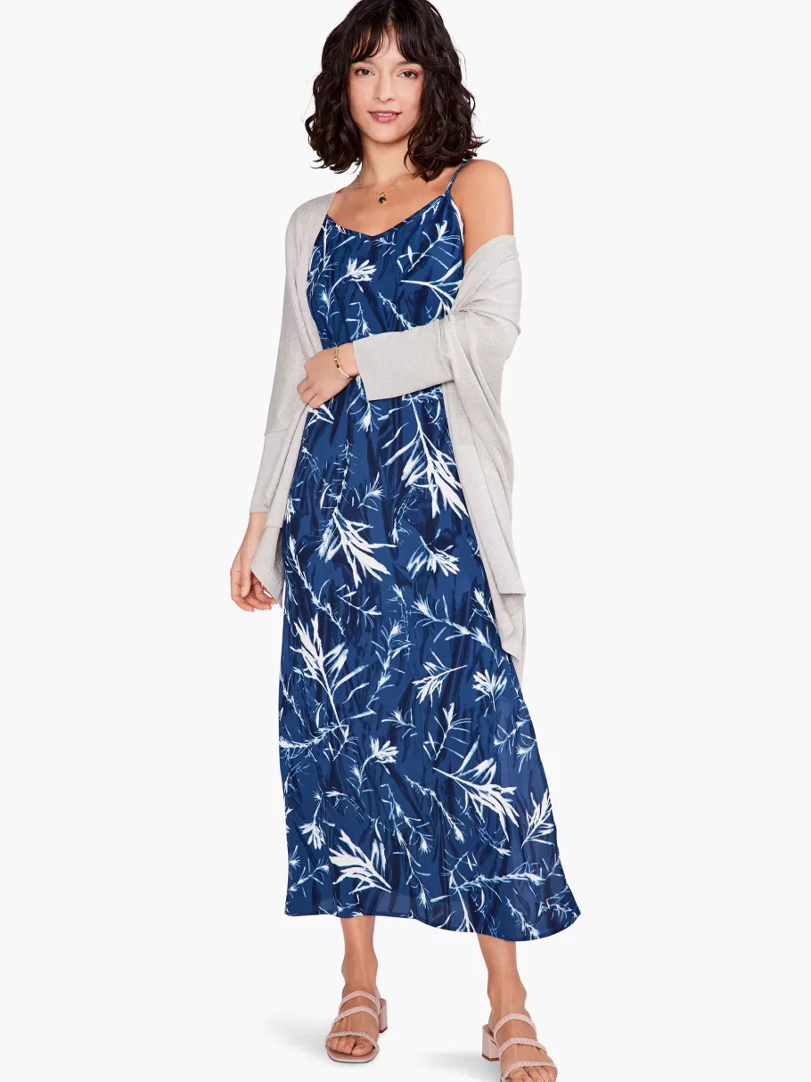 NIC+ZOE Vintage Botanical Slip Dress^Women Dresses + Skirts